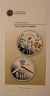 FOLDER DO MONETY W Polskę wierzę - Polska rodzina 10 zł 2023 - ANGIELSKI