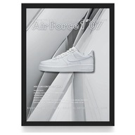 Plakat Nike Air Force 1 White/Dynamic Geometry/ (Czarna/Biała Ramka)