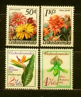 CZECHOSŁOWACJA** KWIATY Mi 2574-77