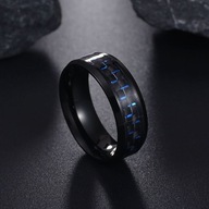 STAL SZLACHETNA OBRACZKA BLACK GUN CARBON BLUE R.25