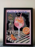 Kolorowe drinki nr3 - Haft Diamentowy