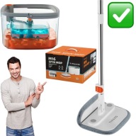 MOP OBROTOWY PŁASKI Z SEPARACJĄ WODY POJEMNE WIADERKO UNIWERSALNY | TIVAXO