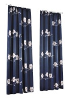 Zasłony Bonprix 145 x 130 cm zaciemniające komplet 2 sztuk sowy