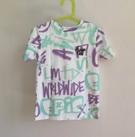 Hiphopowa koszulka George 110 116 świetna grafitti bawełna (591)