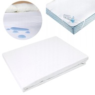 OCHRANIACZ NA MATERAC 160X200 WODOODPORNY PRZEŚCIERADŁO NIEPRZEMAKLANE 2w1