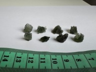 Naturalny Mołdawit, 5,0g 25ct zestaw 8szt