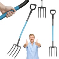 WIDŁY DO KOPANIA CELLFAST IDEAL PRO OGRODOWE WYTRZYMAŁE OSTRE MOCNE