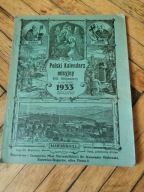 Polski kalendarz misyjny Opole Mysłowice Katowice Bogucice 1933