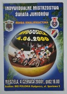 PROGRAM IND. MISTRZOSTWA ŚWIATA JUNIORÓW NA ŻUŻLU BYDGOSZCZ 2000