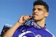 Autograf Dominic Solanke, Chelsea, Liverpool