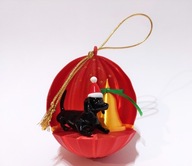 BOMBKA 3D CZERWONA JAMNIK OZDOBY ŚWIĄTECZNE DEKORACJA CHOINKOWA 1szt