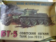 Model 1;35 Lekki Radziecki Czołg BT-5 do sklejania