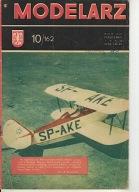 Modelarz 10/1968 Zlin L-40 Meta Sokol, Saab J-29