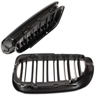 Nerki grill atrapa kratka CZARNY podwójne żeberka do BMW 3 E46