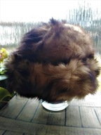FUTRZANA CZAPKA NATURALNA TCHÓRZOFRETKA
