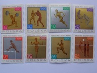 Polska - medale olimpijskie z Tokio 1964 - Fi.1472-79 **