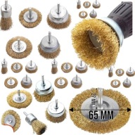 SZCZOTKA DRUCIANA DO WIERTARKI ZESTAW SZCZOTEK 5 SZT DO WKRĘTARKI