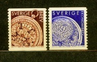 SZWECJA ** Kieszonkowe zegarki króla Karola XII Mi 2157-58