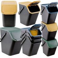 ZESTAW 3 POJEMNIKÓW DO SEGREGACJI ODPADÓW BINI – 3x25L