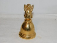STARY MOSIĘŻNY DZWONEK Z ANIOŁEM