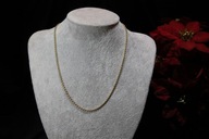 ŁAŃCUSZEK ZE STALI CHIRURGICZNEJ 316L POZŁACANY