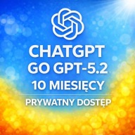 CHAT GPT GO + GPT 5.3 | 10 MIESIĘCY | WŁASNE KONTO | SZTUCZNA INTELIGENCJA