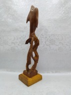 Piękna antyczna rzeźba delfin, inna, wizja artysty 30 cm