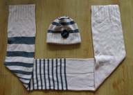 Czapka i szalik komplet dziewczęcy WÓJCIK 7-8 lat