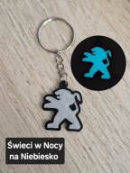 Breloczek Peugeot - Świeci w Nocy! 3d - Druk3d fidget Keychain mixGadzet