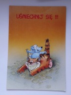 Humor - Uśmiechnij się - kot i mysz Karnet