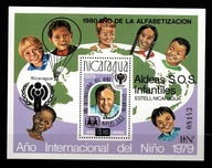 Nikaragua / Mini arkusz 2217 ( Międzynarodowy Rok Dziecka ) czysty / 1979 r
