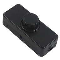 ŚCIEMNIACZ OBROTOWY DO ŻARÓWEK HALOGENÓW LAMP LED CZARNY 3-100W 220-240V