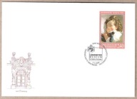 Liechtenstein 2008, FDC malarstwo F.Amerling "ks. Maria v. Liechtenstein"