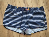Spodnie damskie 6XL extra Bonprix szorty zwiewne 50 lekkie pas114