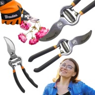 SEKATOR NOŻYCE DO GAŁĘZI KRZAKÓW KRZEWÓW KOWADEŁKOWY OGRODOWY STALOWY