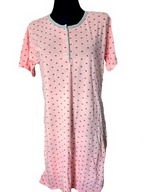 Koszula nocna KRÓTKI rękaw 100% BAWEŁNA r. M