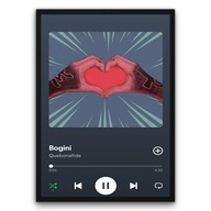 Plakat z ramą 30x40cm Bogini Quebo rap hip-hop | Pomysł na Prezent