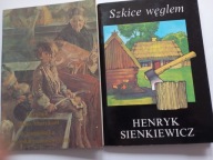 Szkice węglem + Latarnik Janko Muzykant ... Henryk Sienkiewicz 2 książki