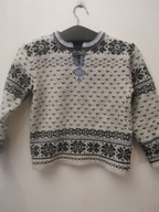 Laila & Lasse NORWESKI DZIECIĘCY SWETEREK ORYGINAL 5-7 LAT\ 120