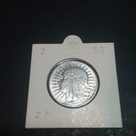 5 ZŁOTYCH / SREBRO /1933 r. / 2