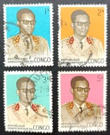 Kongo Kinszasa (DR Kongo) 1969 Mi: 344/347