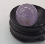Kolekcja naturalny ametyst fiolet kulka #73 kula 14mm