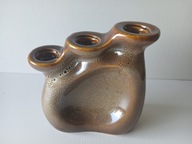 MIROSTOWICE ŚWIECZNIK TRÓJŚWIECOWY 3 ŚWIECE SADULSKI PRL PORCELIT VINTAGE