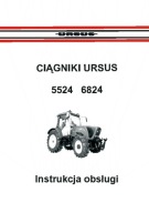 Ursus 5524, 6824 - instrukcja obsługi kołowych ciągników rolniczych