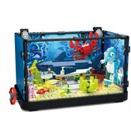 KLOCKI KONSTRUKCYJNE ZESTAW AKWARIUM Z RYBKAMI 648 ELEMENTÓW DLA DZIECI