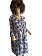 MASAI SUKIENKA swobodna kwiaty ptaki plisy 36/38