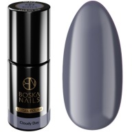 Boska Nails Lakier Hybrydowy do paznokci 379 Cloudy Day szary 6ml