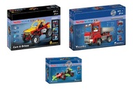 KLOCKI fischertechnik | 3 ZESTAWY | Cars & Drives + Trucks + Racers