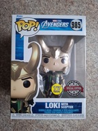 Figurka Funko Pop LOKI WITH SCEPTER Marvel GITD Exclusive #985 Okazja !!!
