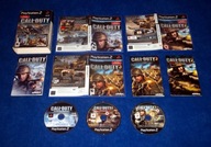 CALL OF DUTY TRYLOGIA PS2 2 3 BIG RED ONE FINEST HOUR 3xANG TRILOGY